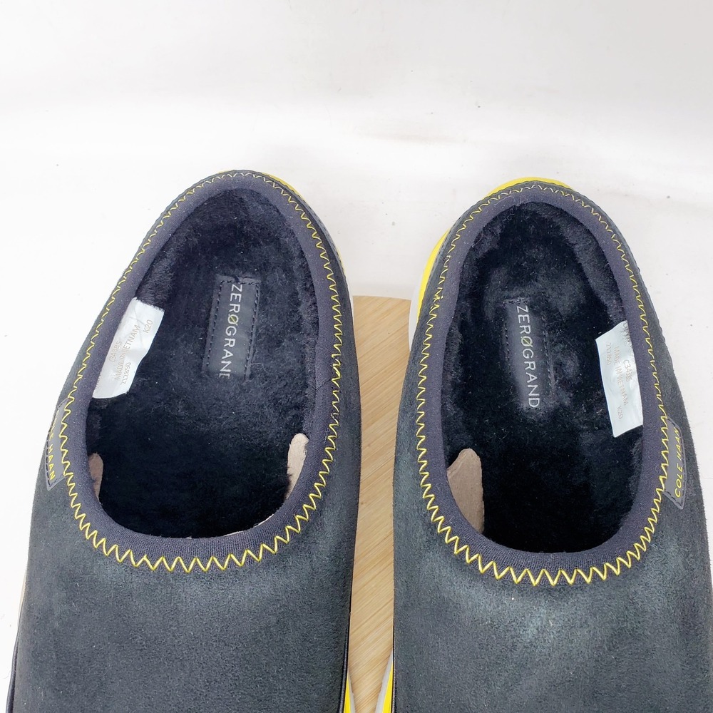 Cole Haan Generation Dweller Shoes Mens 10 Black Slip On Comfort Slipper Sneaker - Picture 5 of 13